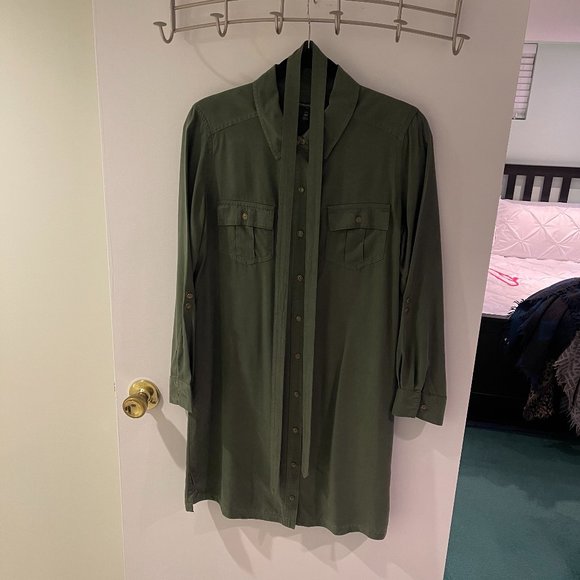 Banana Republic Army Green Dress - Picture 2 of 4